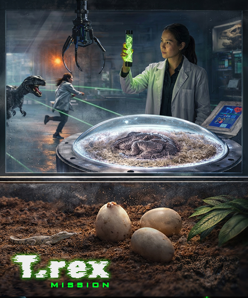 Escape game dinosaures t.rex mission à paris